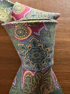 Louis Boston Multicolor Floral Paisley Tie